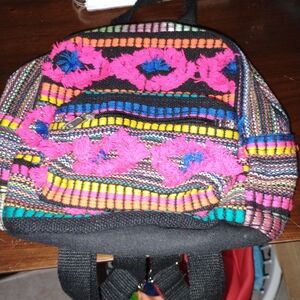 Colorful Patterned Women's Backpack Small